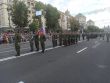 Slvnostn vojensk prehliadka v Kyjeve